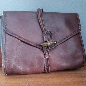 Vintage Saint Laurent Foldover Satchel